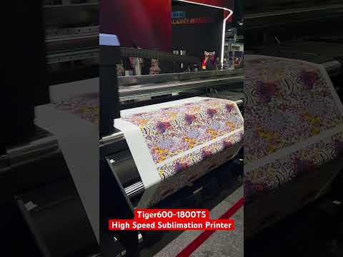 High speed sublimation printer! #Fashion #Textile