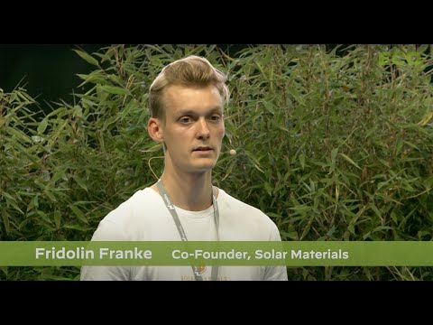 Fridolin Franke pitches Solar Materials