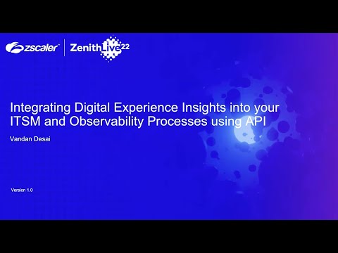 Integrating Digital Experience Insights into your ITSM and Observability Processes using API